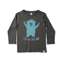 Minti Long Sleeve Tee Dangerous Bear Charcoal
